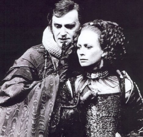 As Duke Vincentio with Francesca Annis as Isabella